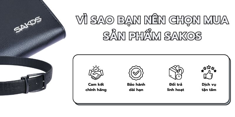 Vì sao nên chọn mua ví da sakos Đồng Tháp