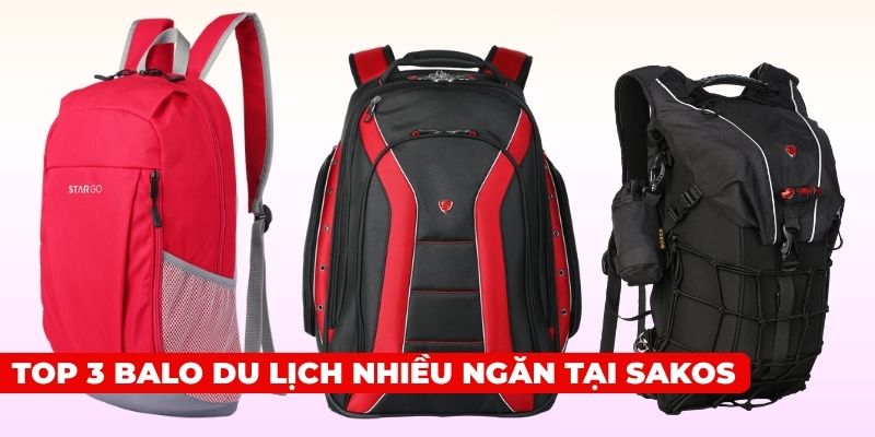 Balo du lịch nhiều ngăn