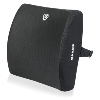 Gối tựa lưng Sakos Comfort Pro đen