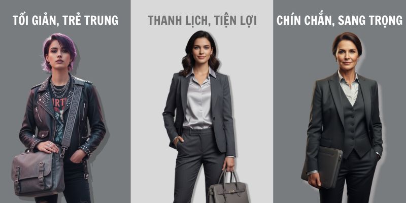 Chọn túi xách phù hợp theo phong cách