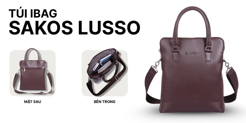 Túi Ibag Sakos Lusso (Ảnh: Sakos.vn)