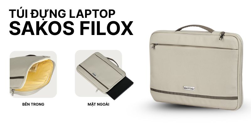 Túi đựng laptop Sakos Filox