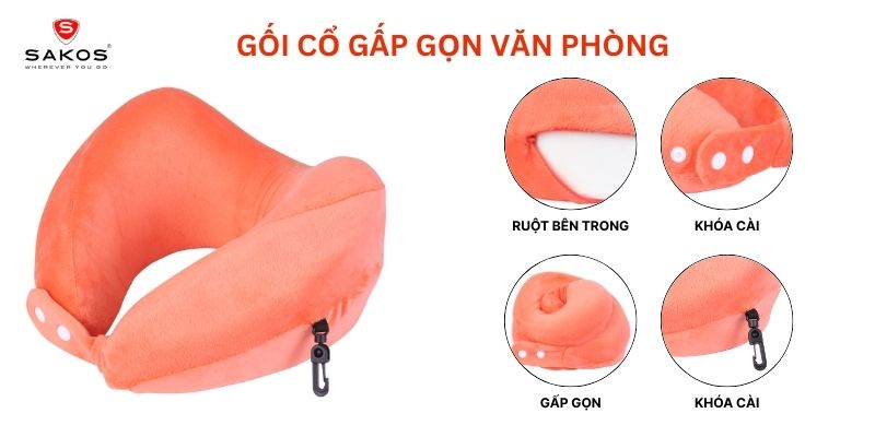 Lợi ích khi sử dụng gối cổ văn phòng Sakos