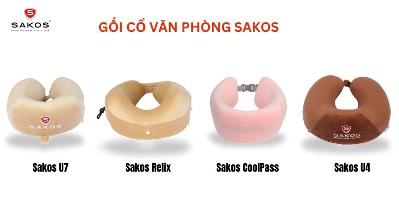 Gợi ý một số mẫu gối cổ Sakos được ưa chuộng