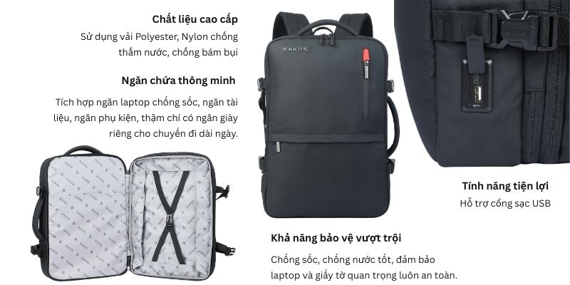 tại sao chọn balo công tác sakos
