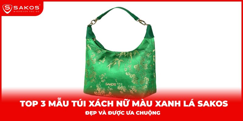 Túi xách nữ màu xanh lá cây