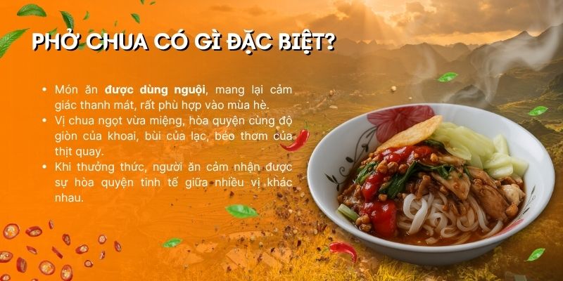 Phở chua có gì đặc biệt? (Ảnh: Sakos.vn)