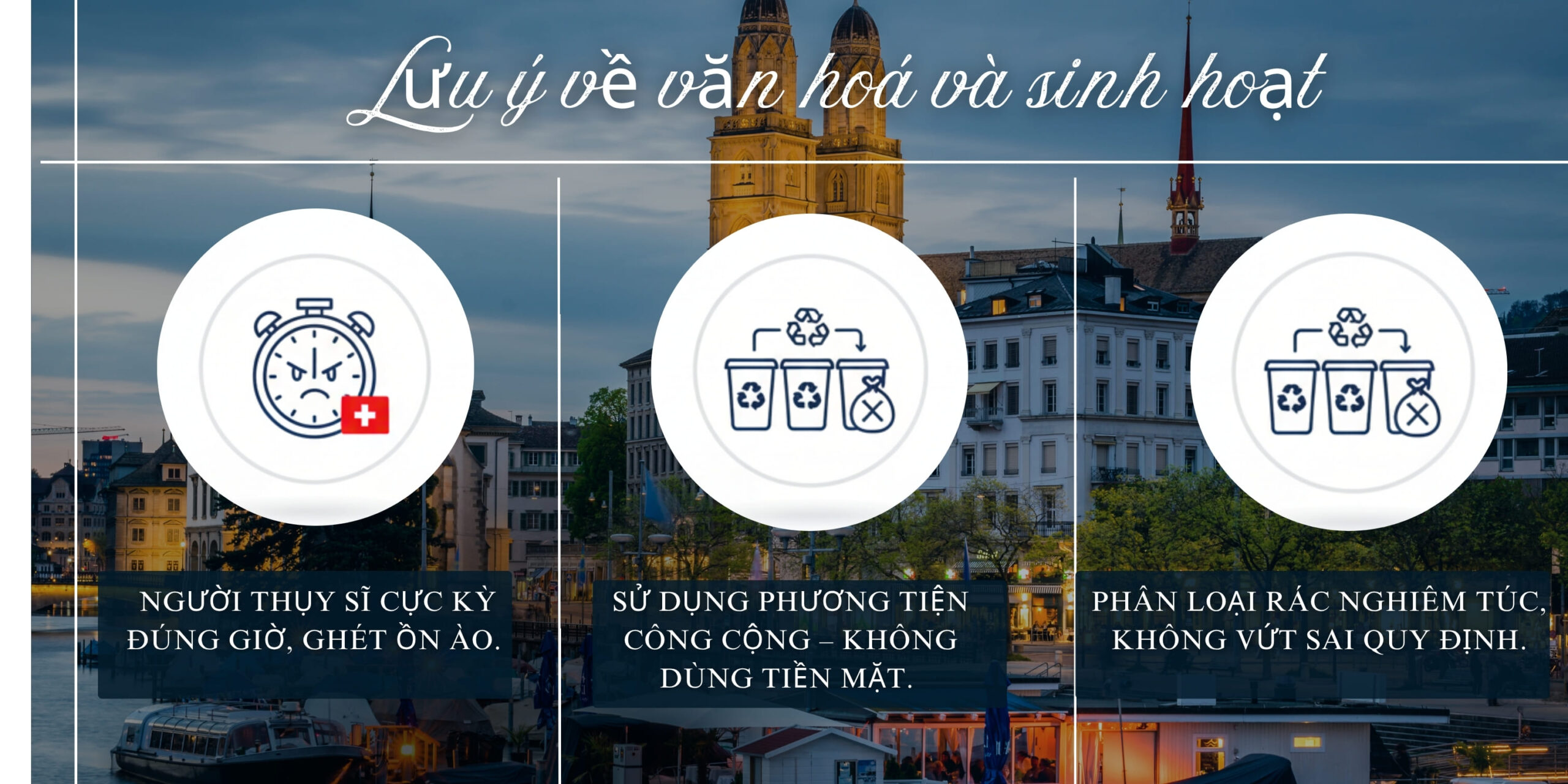 Lưu ý về văn hoá và sinh hoạt