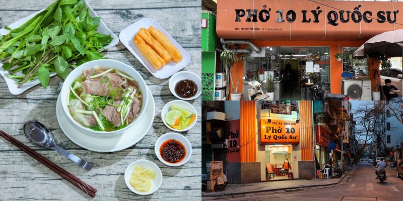 Không gian và phong cách phục vụ tại phở Lý Quốc Sư