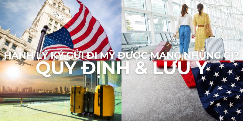 Hành Lý Ký Gửi Đi Mỹ Được Mang Những Gì? Quy Định & Lưu Ý