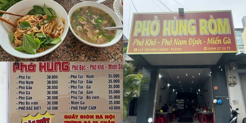 Phở khô Hùng Ròm
