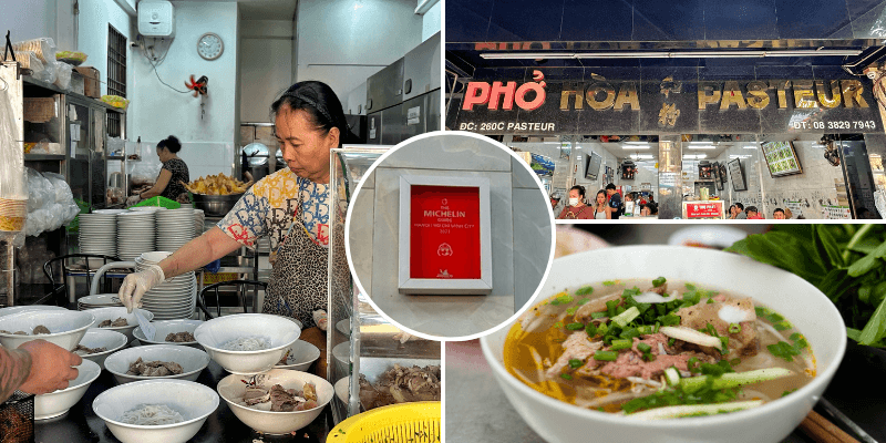 Phở Hòa Pasteur từng được Michelin Guide vinh danh