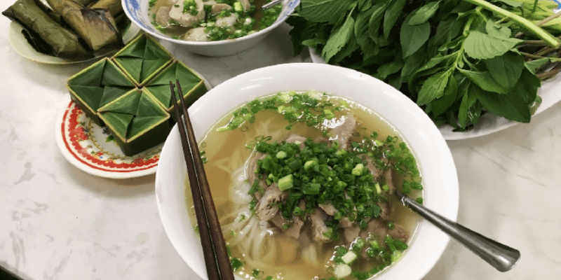 Quán có nhiều món ăn kèm ngon