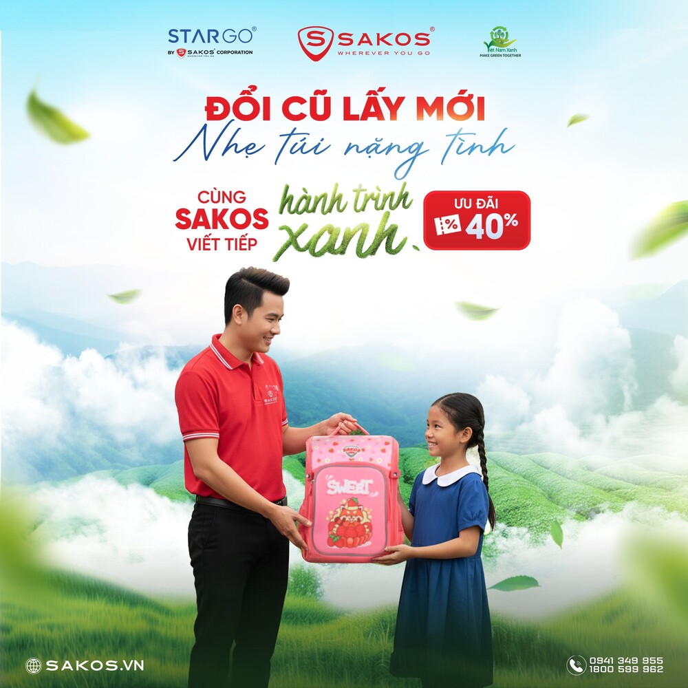 SAKOS lan tỏa thông điệp sống xanh tại Ngày hội Việt Nam Xanh 2025 với loạt hoạt động ý nghĩa