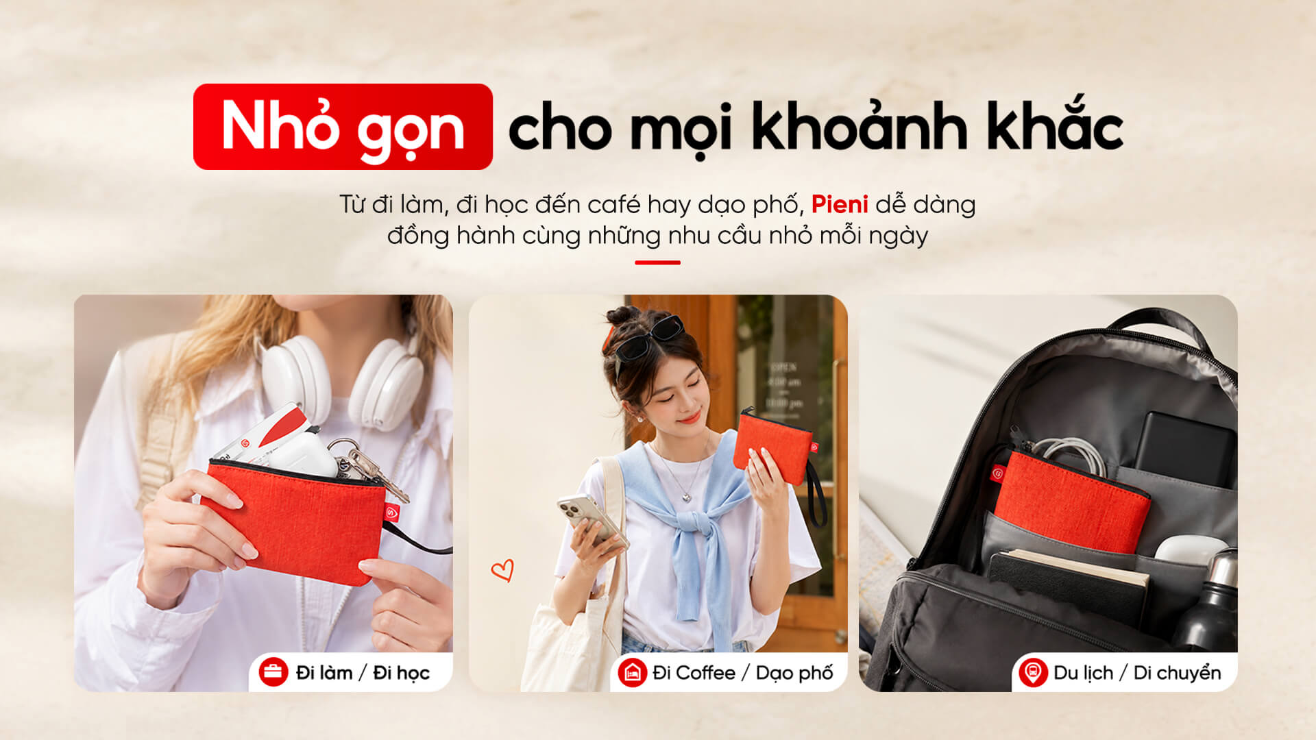 Túi phụ kiện Sakos Pieni