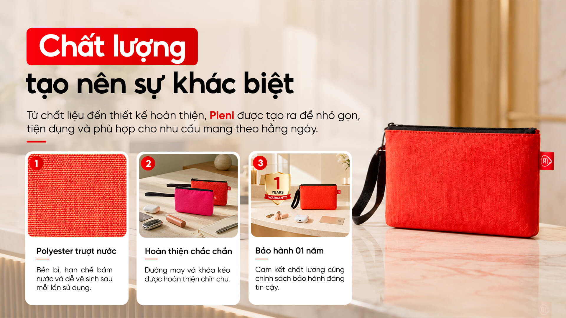 Túi phụ kiện Sakos Pieni