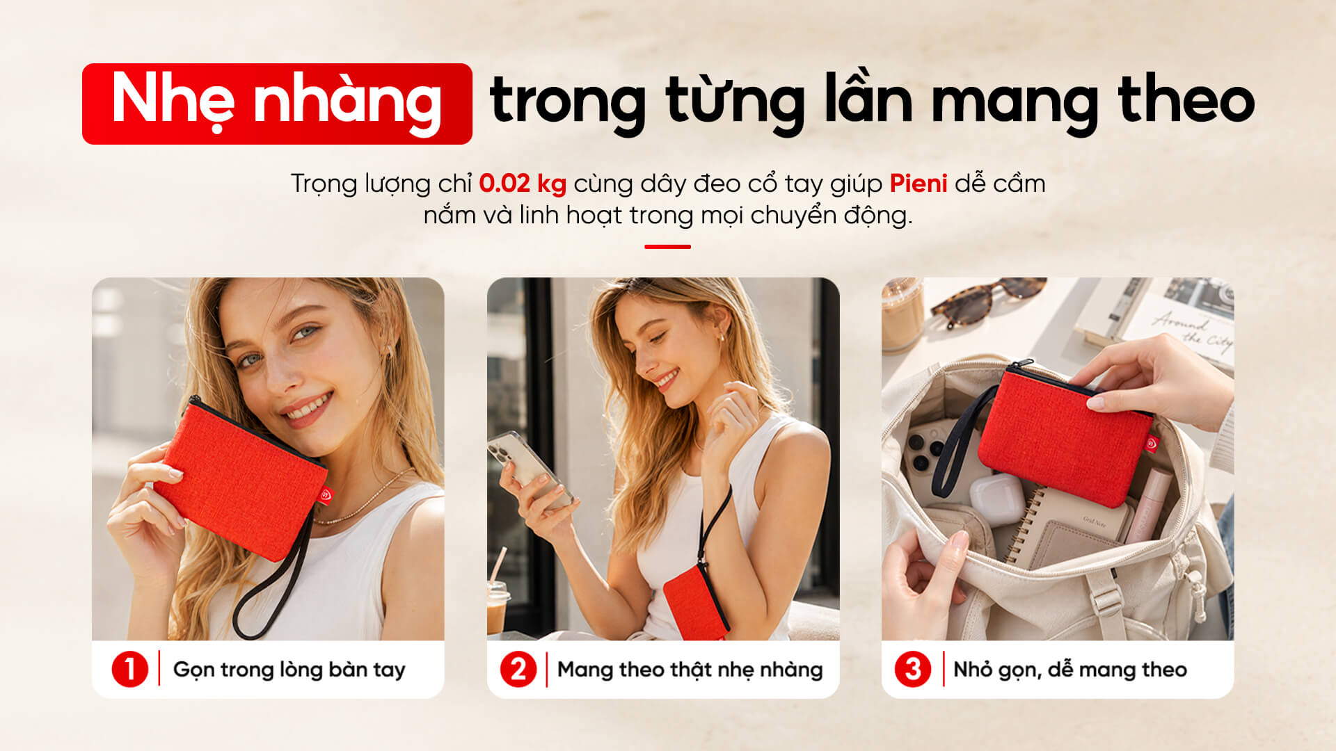 Túi phụ kiện Sakos Pieni