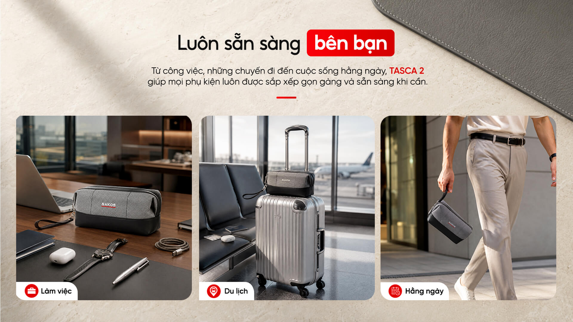 Túi phụ kiện Sakos Tasca 2
