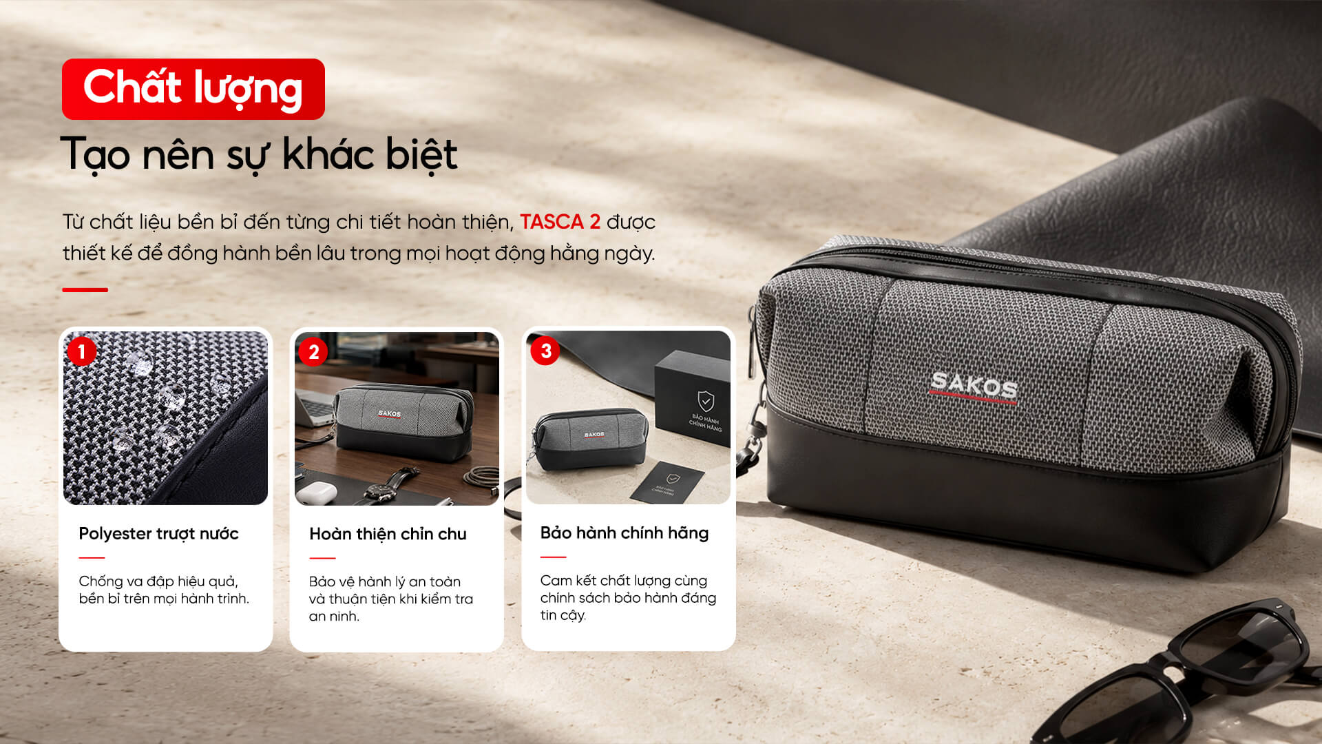 Túi phụ kiện Sakos Tasca 2