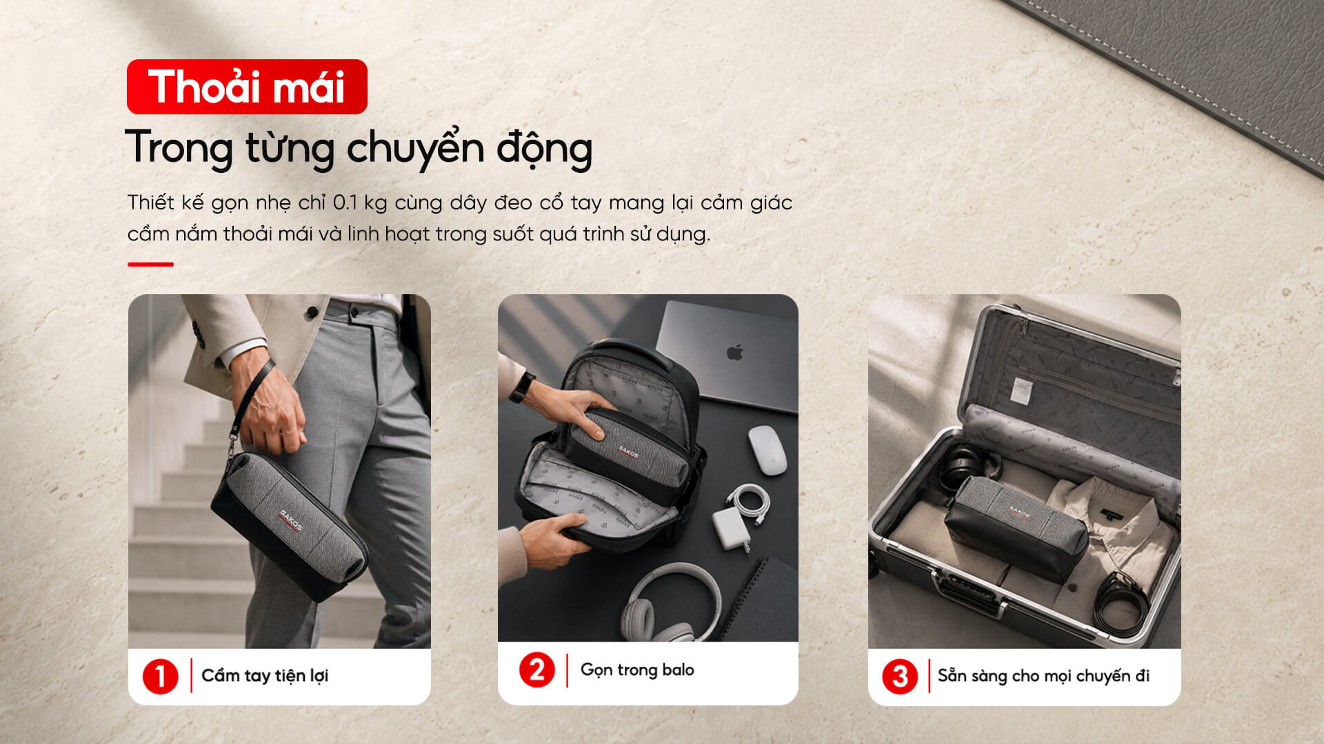 Túi phụ kiện Sakos Tasca 2