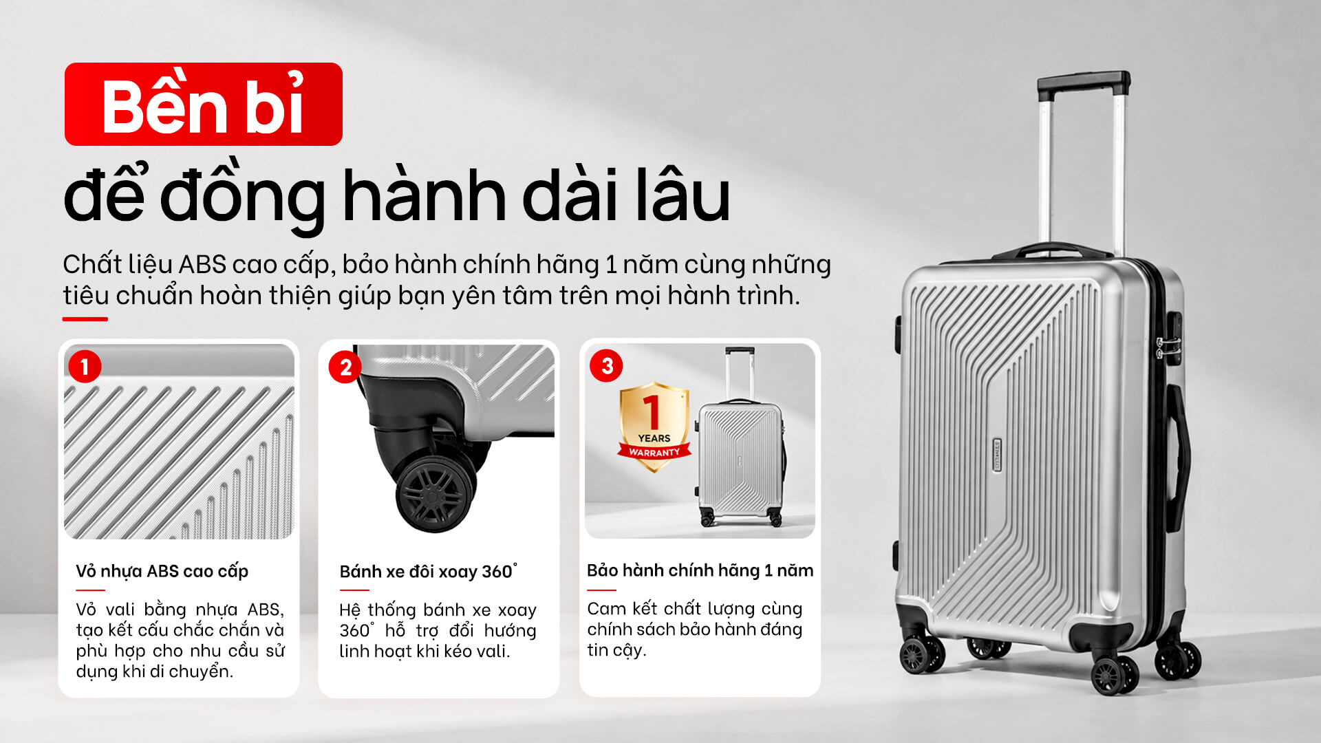 Vali kéo nhựa Stargo Windy