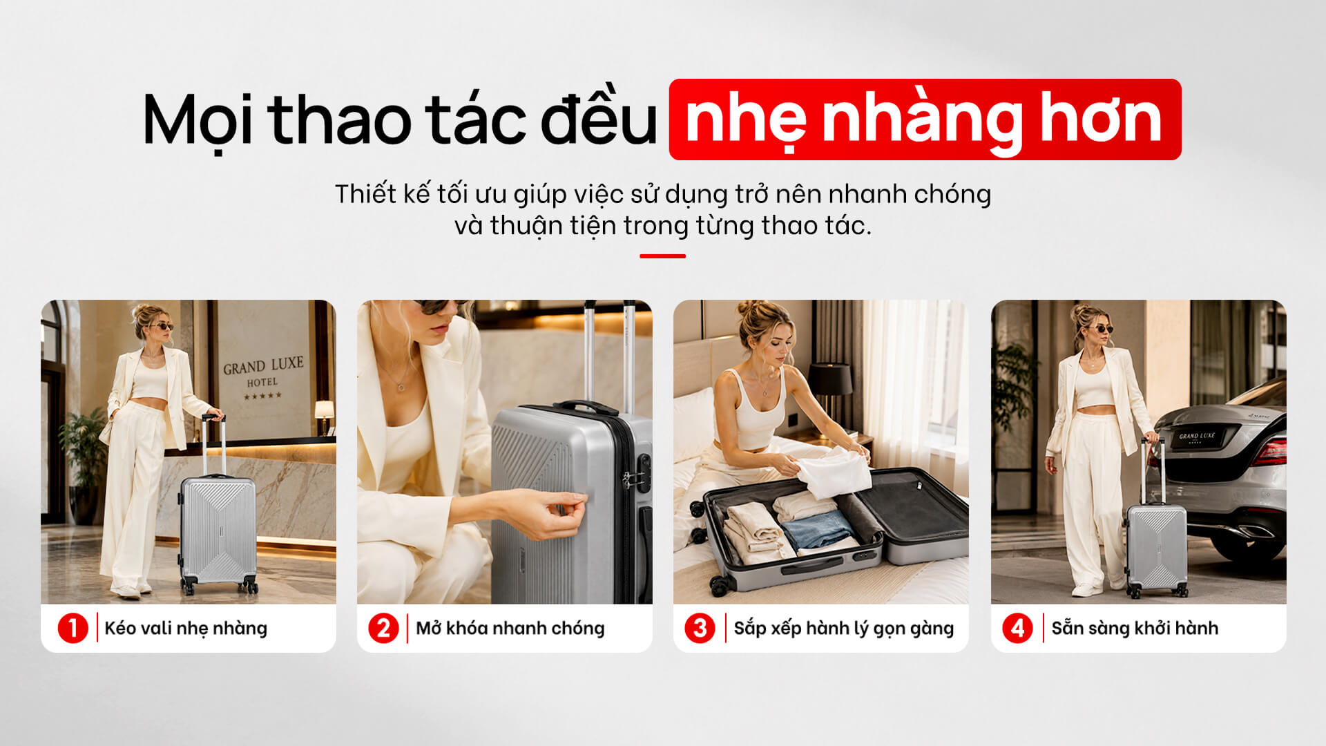 Vali kéo nhựa Stargo Windy