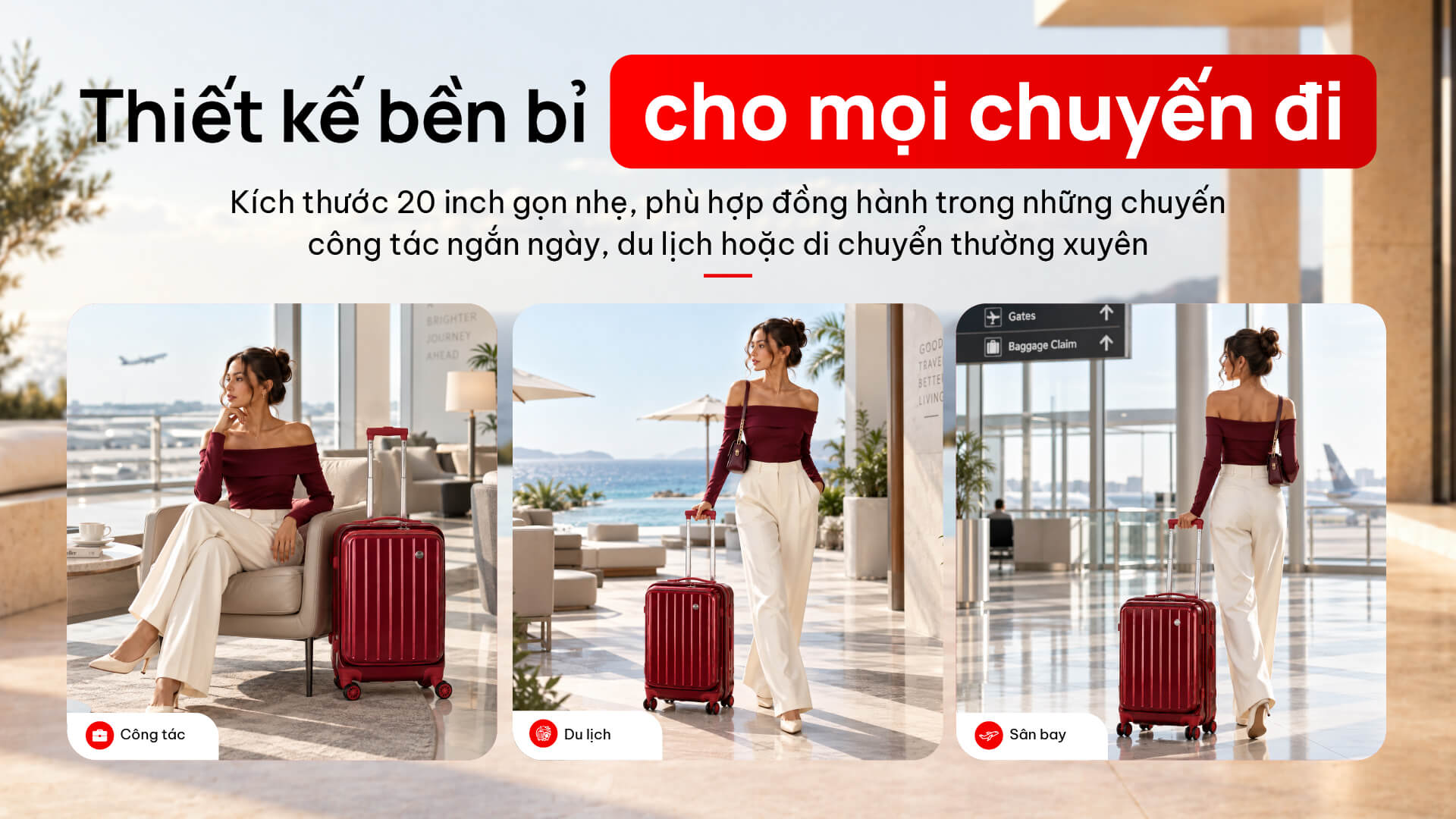Vali kéo nhựa Sakos Vellio
