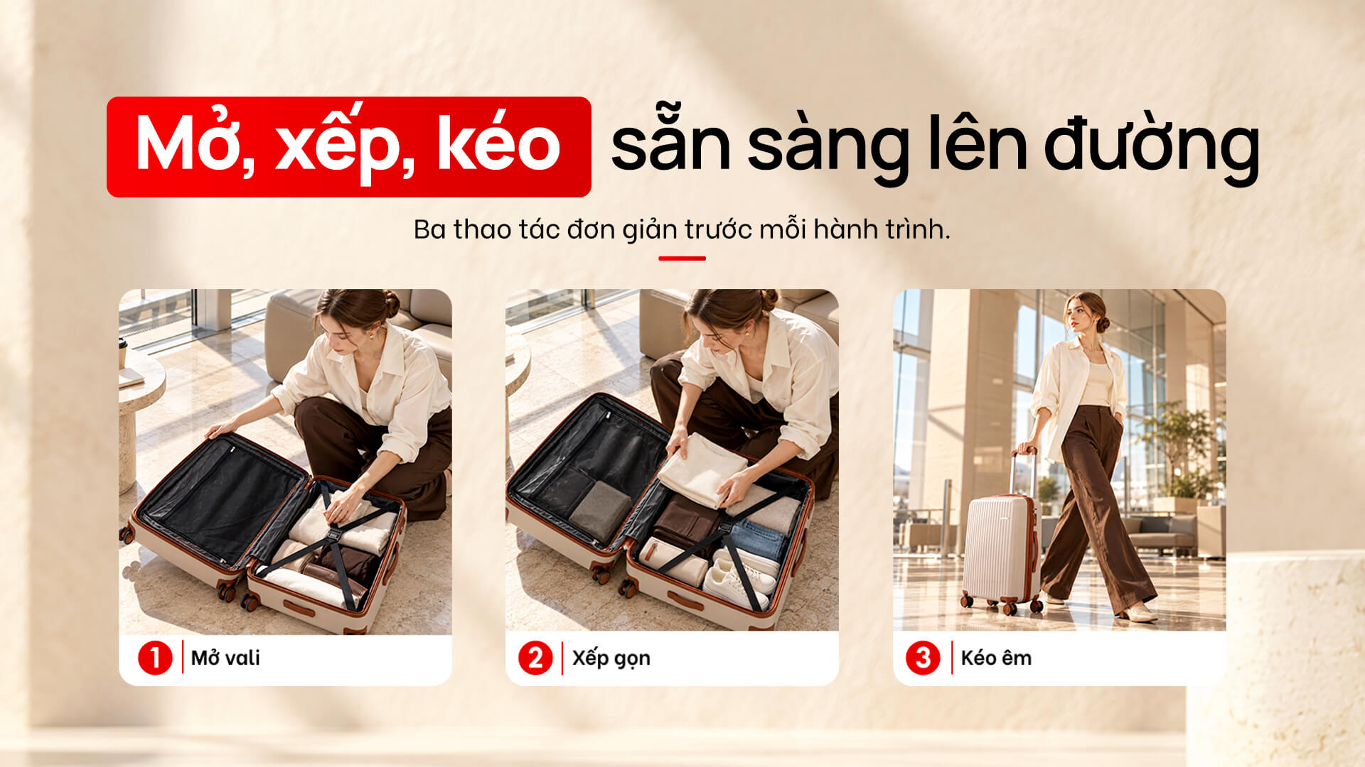 Vali kéo nhựa Stargo Libris