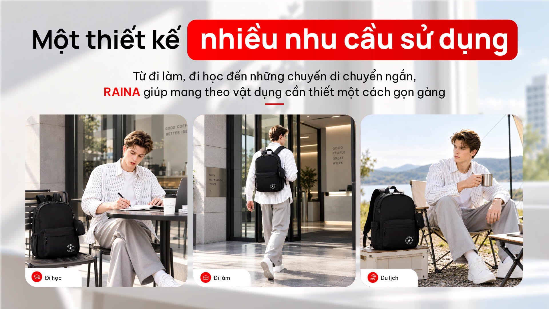 Balo laptop Stargo Raina