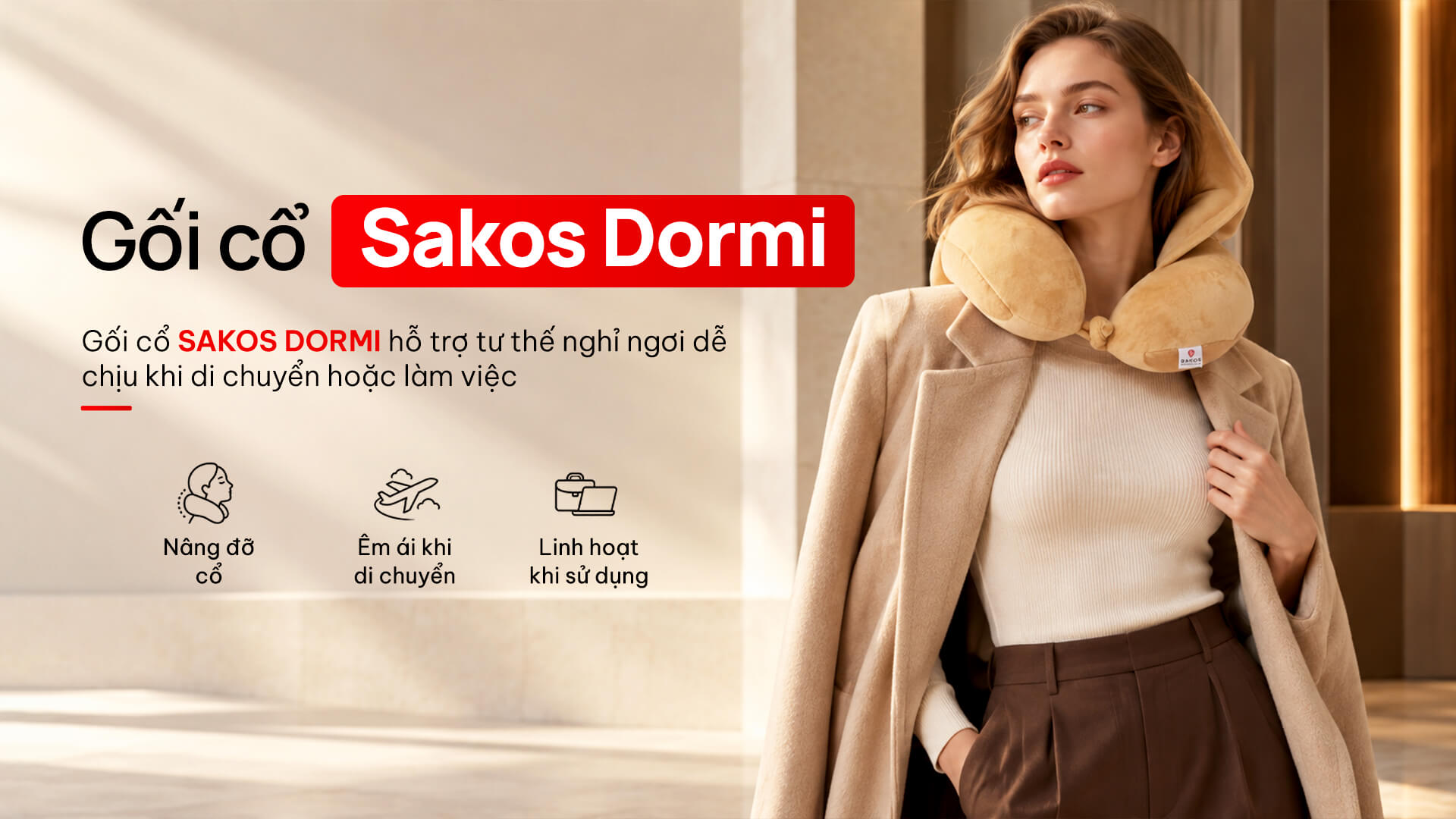 Gối cổ Sakos Dormi