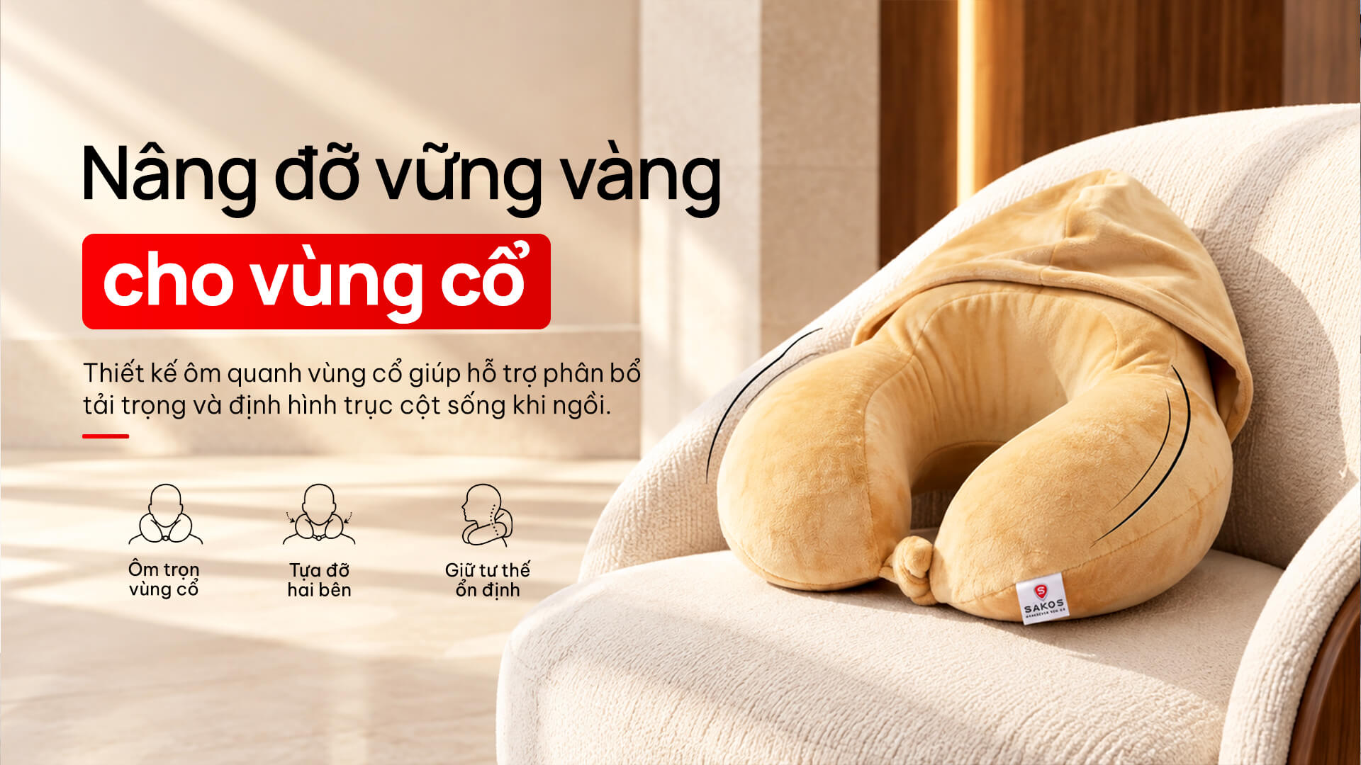 Gối cổ Sakos Dormi