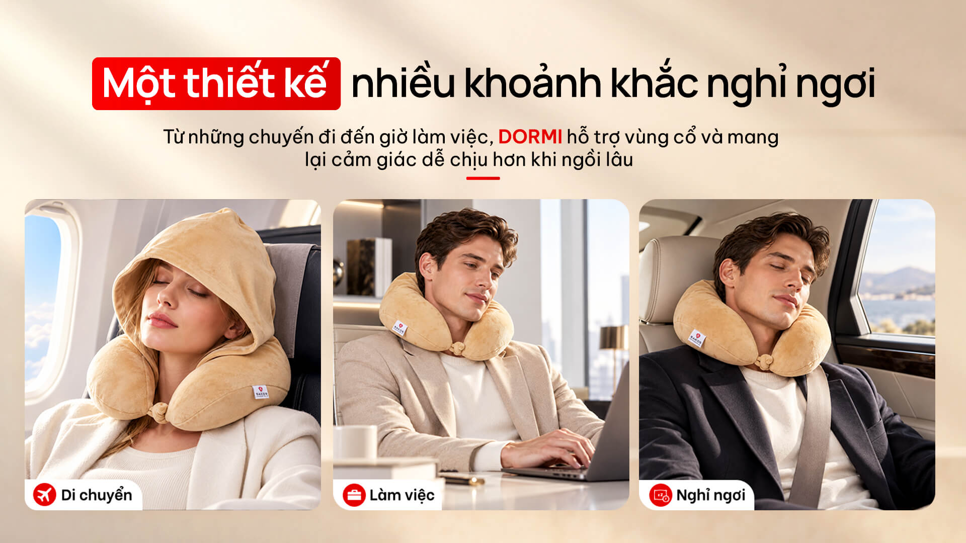 Gối cổ Sakos Dormi