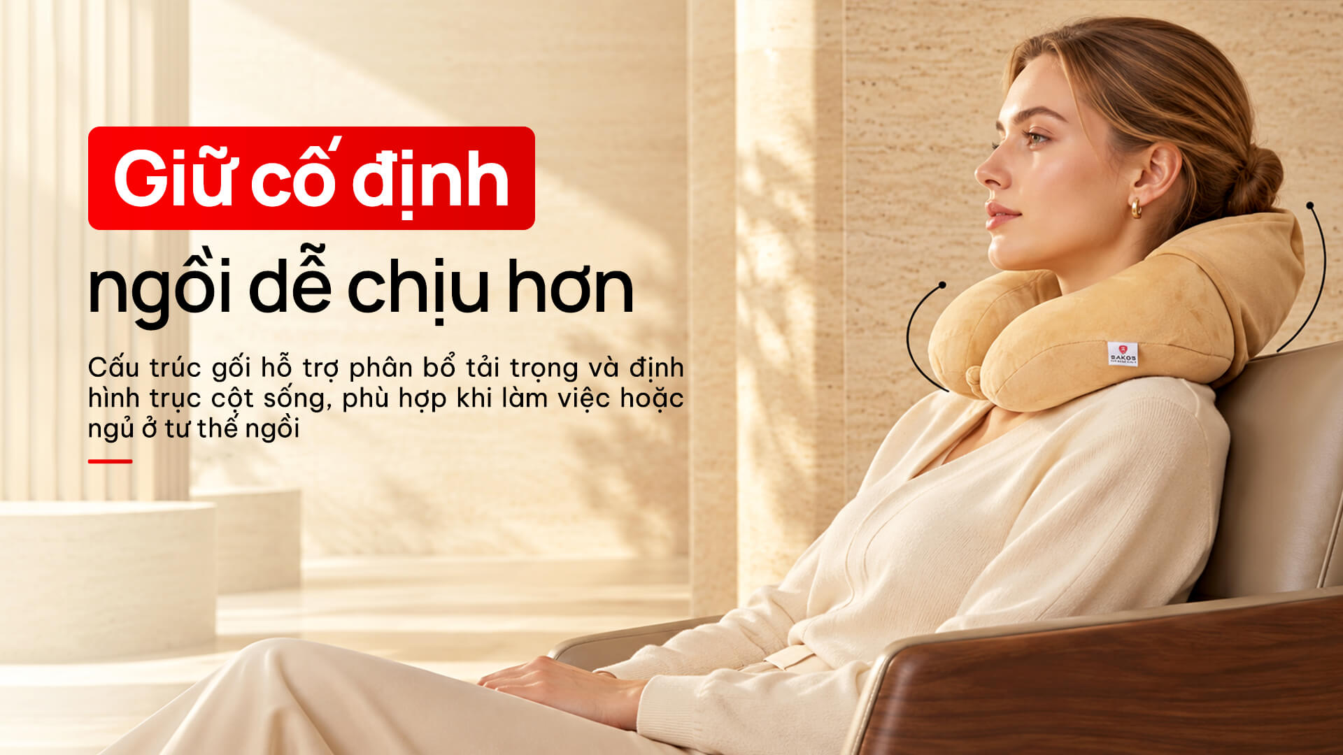 Gối cổ Sakos Dormi
