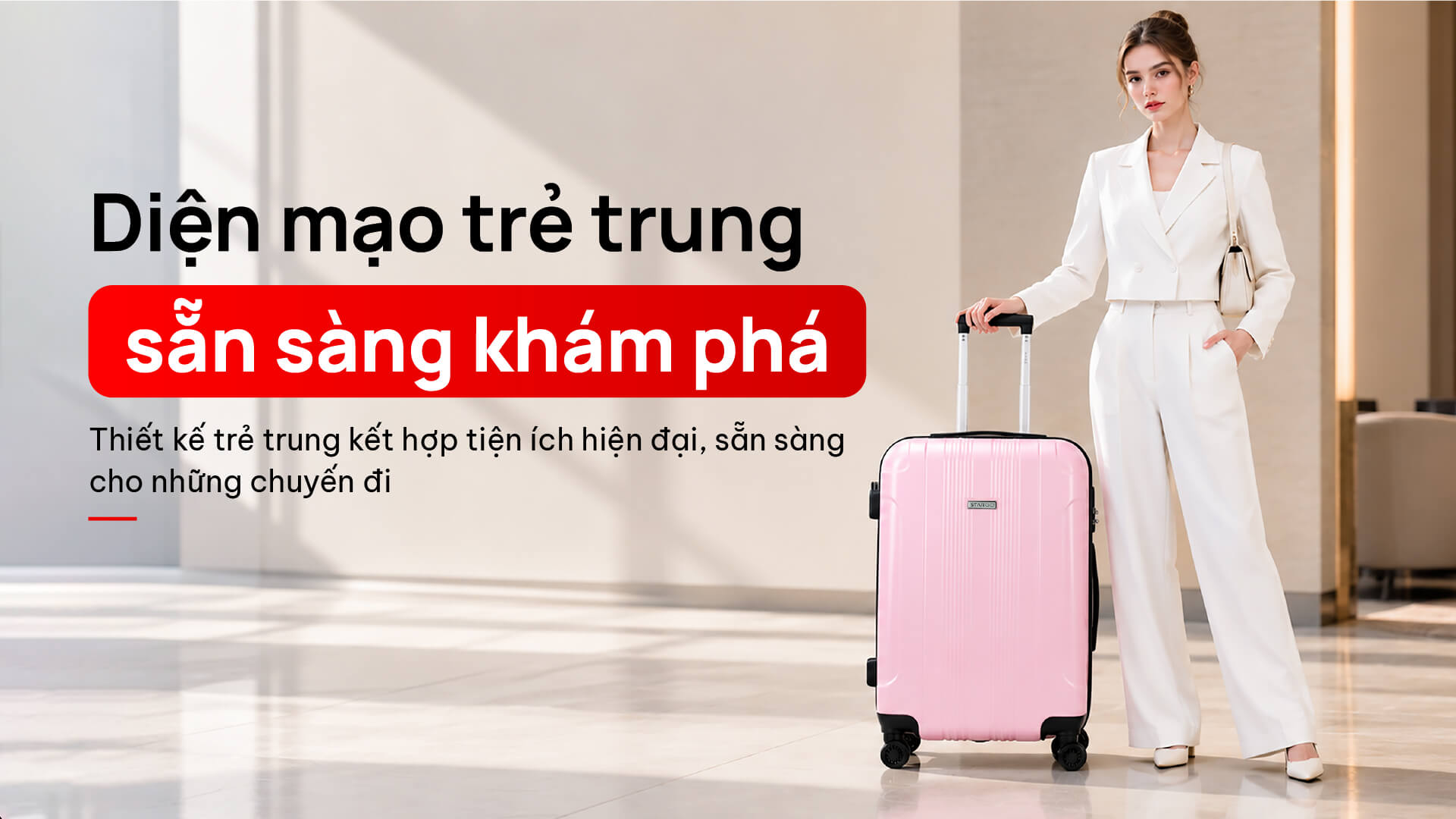 Vali kéo nhựa Stargo Elio