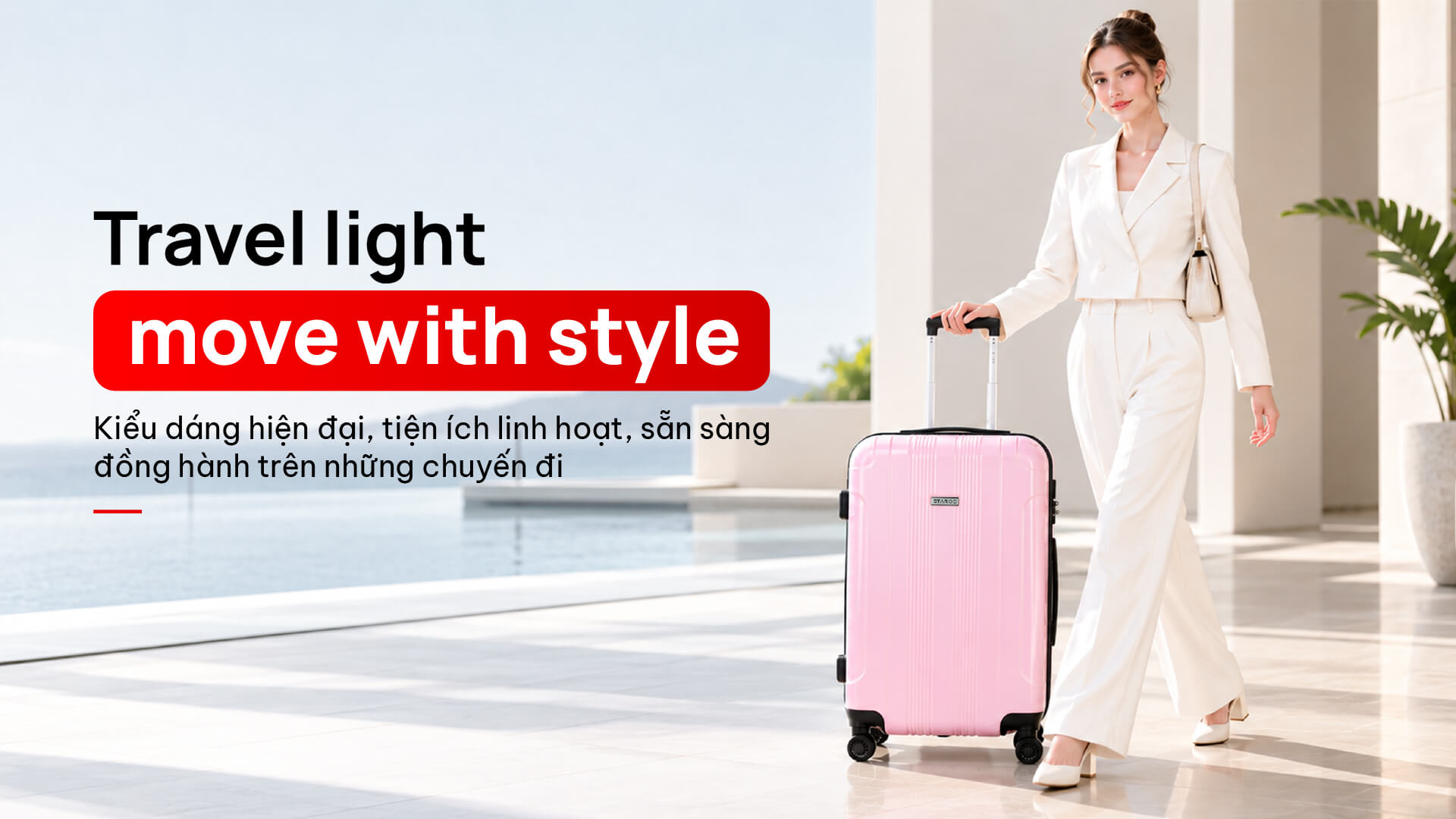 Vali kéo nhựa Stargo Elio